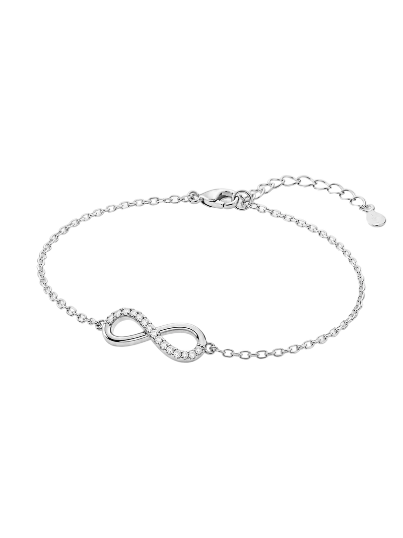 Maison Naïne Infinity Bracelet White CZ Rhodium