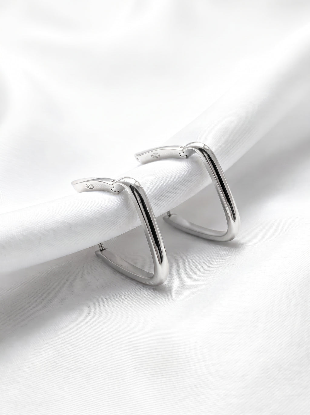 Maison Naïne Hoops 22 Rhodium