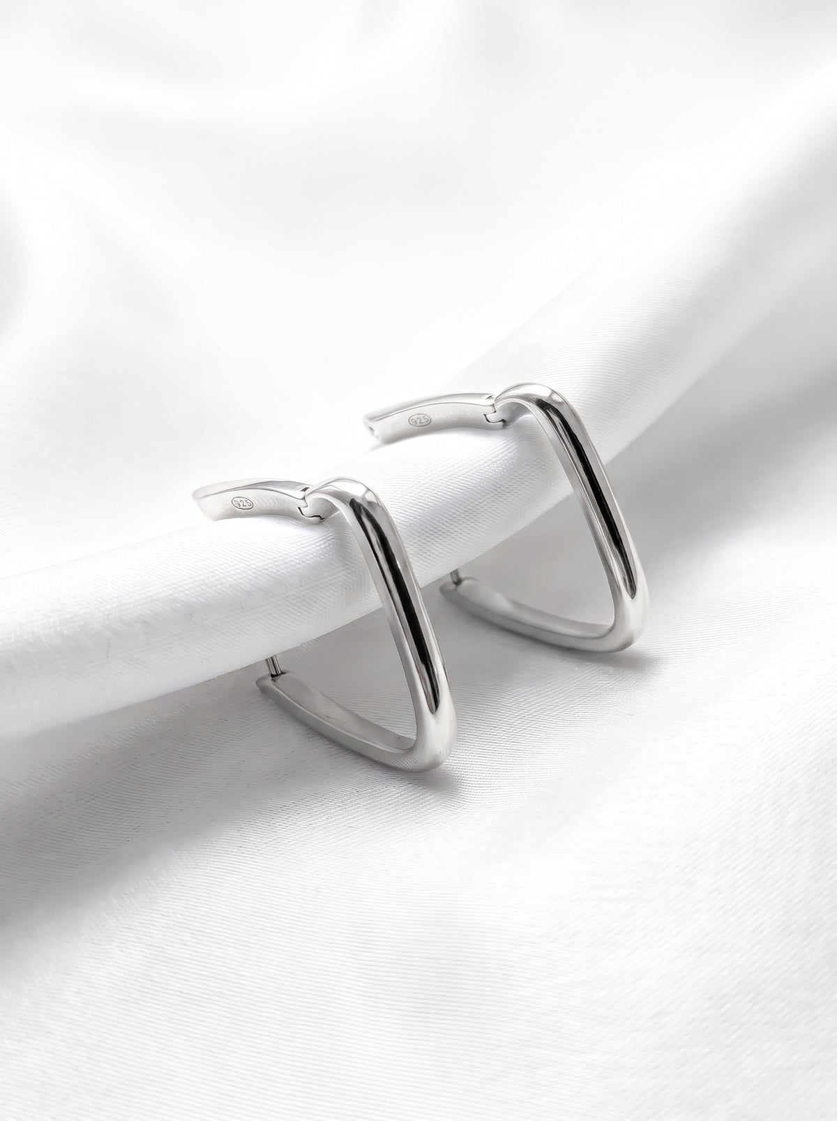 Maison Naïne Hoops 22 Rhodium