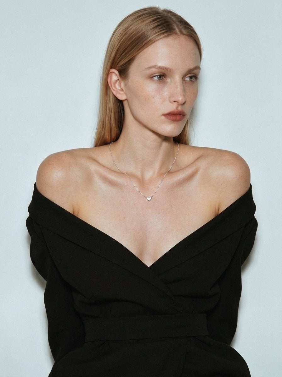 Maison Naïne Necklace Rhodium